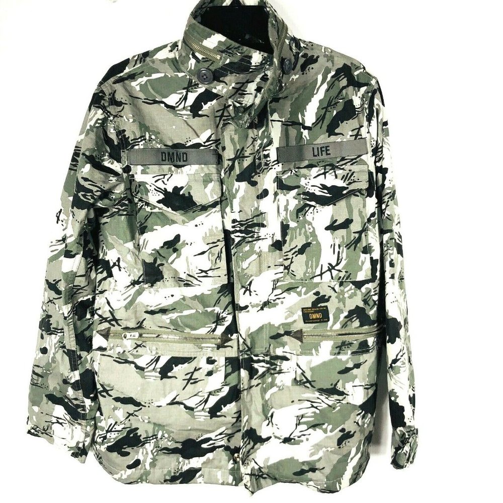 Diamond Supply Co Men's Small Camo Cotton Jacket
